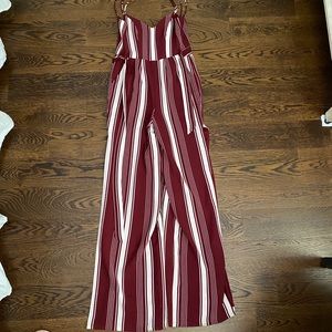 Lovers and friends red and white jumpsuit